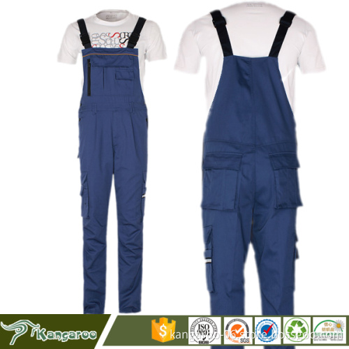 Cotton Fabric Blue Wear Rough Workwear Pants